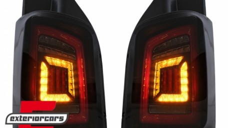 Full LED stražnja svjetla LedBar (smoke/crna/crvena) / Volkswagen T5 (04.2003-2015), LDVWH6