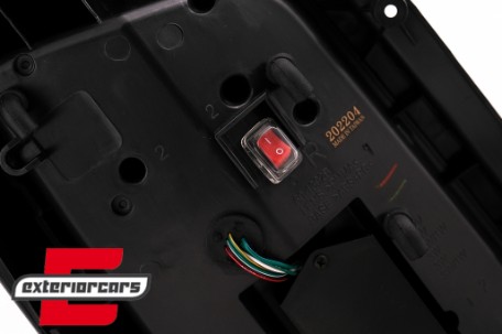 Full LED stražnja svjetla LedBar (smoke/crna/crvena) / Volkswagen T5 (04.2003-2015), LDVWH8