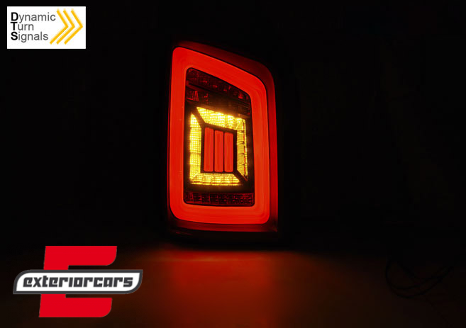 Full LED stražnja svjetla LedBar (smoke/crna/kristal) / Volkswagen T5 (04.2003-2015), LDVWH5