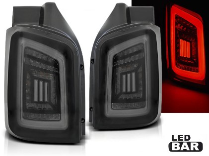 Full LED stražnja svjetla LedBar (smoke/crna/kristal) / Volkswagen T5 (04.2003-2015), LDVWH7