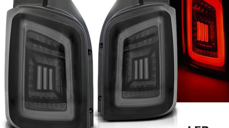 Full LED stražnja svjetla LedBar (smoke/crna/kristal) / Volkswagen T5 (04.2003-2015), LDVWH7
