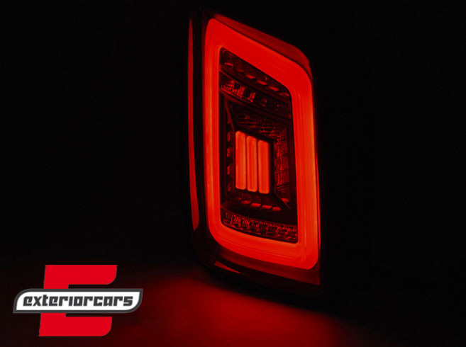 Full LED stražnja svjetla LedBar (smoke/crna/kristal) / Volkswagen T5 (04.2003-2015), LDVWH7