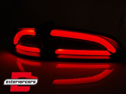 Full LED stražnja svjetla LightBar dizajn (crvena/smoke) / Seat Ibiza 6L (2002-2008) hatchback, LDSE19