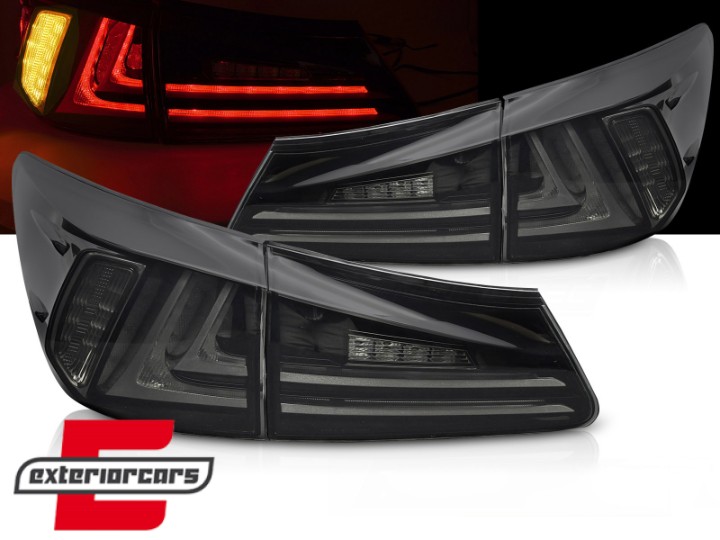 Full LED stražnja svjetla LightBar Facelift XE30 dizajn (smoke) / LEXUS IS XE20 (2006-2012), LDLE15
