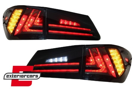 Full LED stražnja svjetla LightBar Facelift XE30 dizajn (smoke) / LEXUS IS XE20 (2006-2012), LDLE15