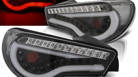 Full LED stražnja svjetla LightBar SEQ žmigavci (crna) / Toyota GT86 (2012-2016), LDTO13