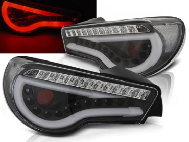 Full LED stražnja svjetla LightBar SEQ žmigavci (crna) / Toyota GT86 (2012-2016), LDTO13
