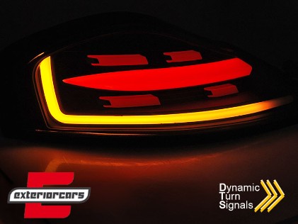 Full LED stražnja svjetla Sekvencijalni Dinamički žmigavci (crna) / Porsche Boxster 986 (1996-2004), LDPO38
