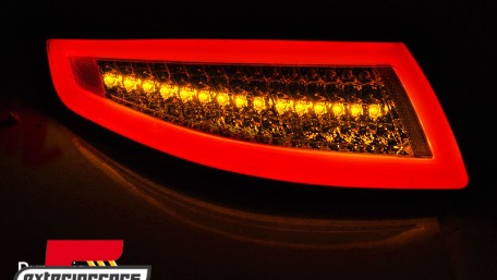 Full LED stražnja svjetla Sekvencijalni Dinamički žmigavci (crvena/kristal) / Porsche 911 (997) (2004-2009), LDPO26