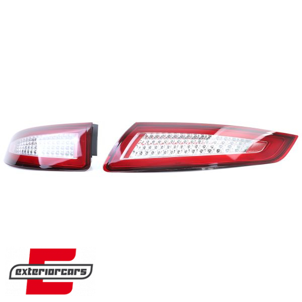 Full LED stražnja svjetla Sekvencijalni Dinamički žmigavci (crvena/kristal) / Porsche 911 (997) (2004-2009), LDPO26