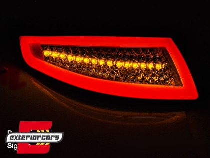 Full LED stražnja svjetla Sekvencijalni Dinamički žmigavci (crvena/smoke) / Porsche 911 (997) (2004-2009), LDPO27