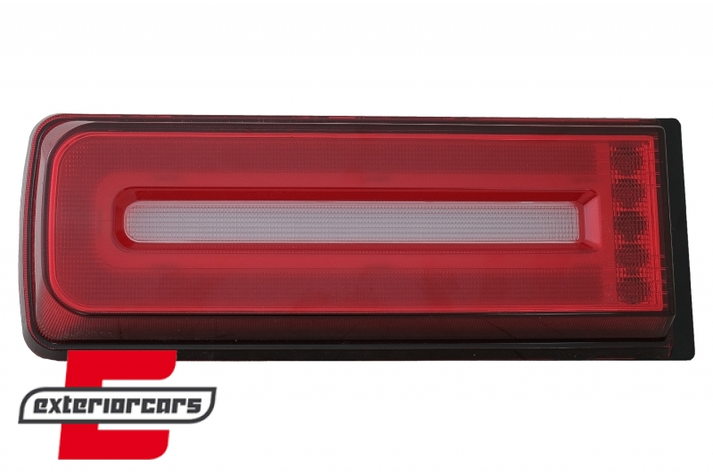 Full LED stražnja svjetla SEQ žmigavci 2018 Facelift dizajn (crvena/smoke) / Mercedes G-klasa W463 (2008-2017), TLMBW463NL
