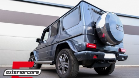 Full LED stražnja svjetla SEQ žmigavci 2018 Facelift dizajn (crvena/smoke) / Mercedes G-klasa W463 (2008-2017), TLMBW463NL