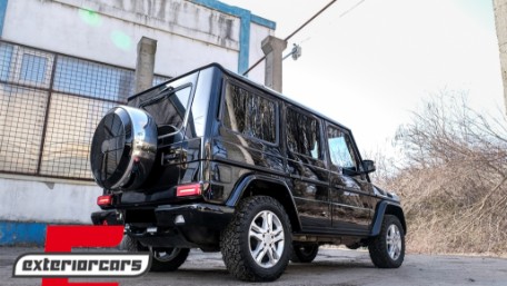 Full LED stražnja svjetla SEQ žmigavci 2018 Facelift dizajn (crvena/smoke) / Mercedes G-klasa W463 (2008-2017), TLMBW463NL