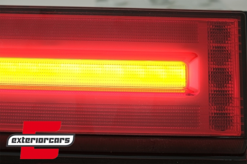 Full LED stražnja svjetla SEQ žmigavci 2018 Facelift dizajn (crvena/smoke) / Mercedes G-klasa W463 (2008-2017), TLMBW463NL