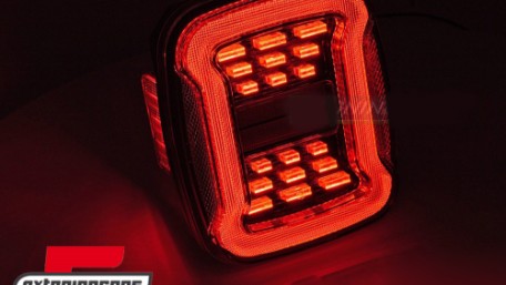Full LED stražnja svjetla SEQ žmigavci (bijela) / Jeep Wrangler YJ TJ (1991-2006), LDCH43