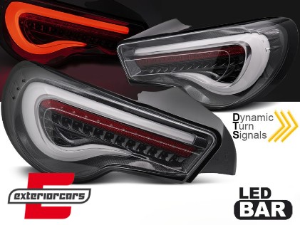 Full LED stražnja svjetla SEQ žmigavci (carbon look) / Toyota GT86 (2012-2019), LDTO38
