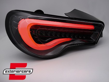 Full LED stražnja svjetla SEQ žmigavci (carbon look) / Toyota GT86 (2012-2019), LDTO38