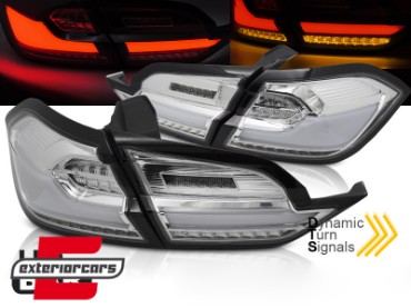 Full LED stražnja svjetla SEQ žmigavci (chrome) / FORD FIESTA MK8 HATCHBACK (2017-2021), LDFO74