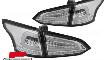 Full LED stražnja svjetla SEQ žmigavci (chrome) / Ford Focus 3 karavan (2011-2018), LDFO79