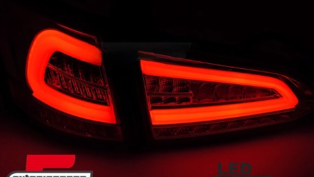 Full LED stražnja svjetla SEQ žmigavci (chrome) / Ford Focus 3 karavan (2011-2018), LDFO79