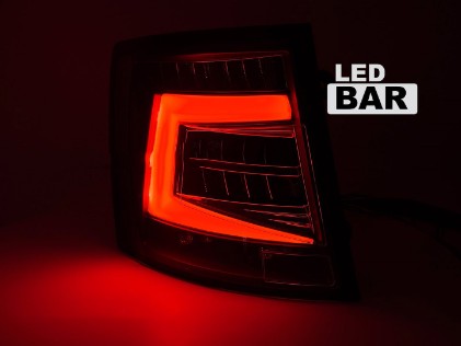 Full LED stražnja svjetla SEQ žmigavci (chrome) / Škoda Octavia III karavan (2012-2016), LDSK19