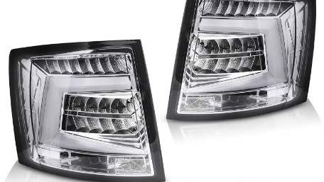 Full LED stražnja svjetla SEQ žmigavci (chrome) / Škoda Octavia III karavan (2012-2019), LDSK16