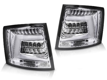 Full LED stražnja svjetla SEQ žmigavci (chrome) / Škoda Octavia III karavan (2012-2019), LDSK16
