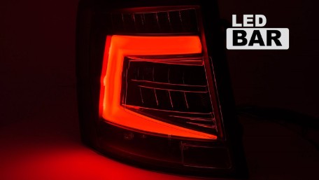 Full LED stražnja svjetla SEQ žmigavci (chrome) / Škoda Octavia III karavan (2012-2019), LDSK16
