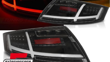 Full LED stražnja svjetla SEQ žmigavci (crna) / Audi TT 8J (2006-2014), LDAUD4