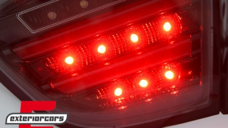 Full LED stražnja svjetla SEQ žmigavci (crna) / BMW serije 3 E90 LCI (2008-2011) limuzina, LDBMN1