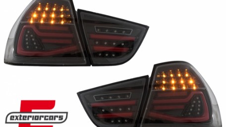 Full LED stražnja svjetla SEQ žmigavci (crna) / BMW serije 3 E90 LCI (2008-2011) limuzina, LDBMN1