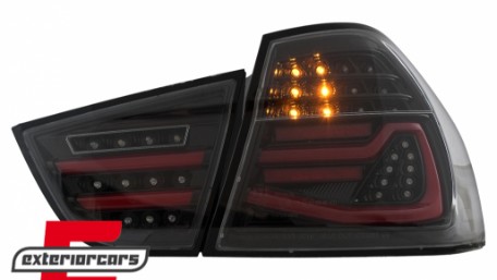 Full LED stražnja svjetla SEQ žmigavci (crna) / BMW serije 3 E90 LCI (2008-2011) limuzina, LDBMN1