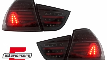 Full LED stražnja svjetla SEQ žmigavci (crna) / BMW serije 3 E90 LCI (2008-2011) limuzina, LDBMN1