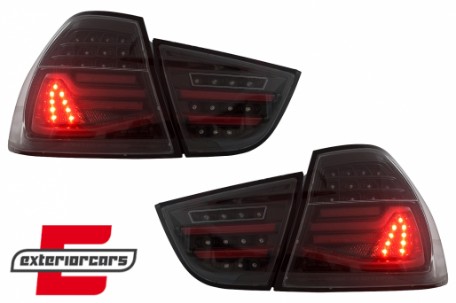 Full LED stražnja svjetla SEQ žmigavci (crna) / BMW serije 3 E90 LCI (2008-2011) limuzina, LDBMN1