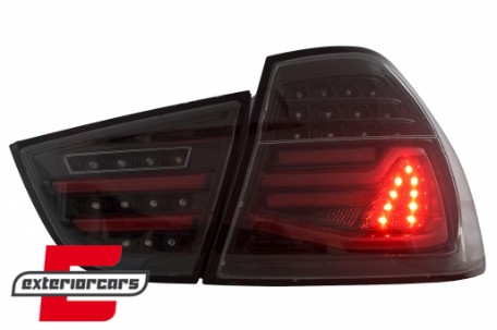 Full LED stražnja svjetla SEQ žmigavci (crna) / BMW serije 3 E90 LCI (2008-2011) limuzina, LDBMN1