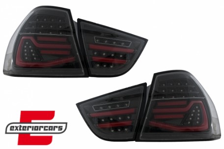 Full LED stražnja svjetla SEQ žmigavci (crna) / BMW serije 3 E90 LCI (2008-2011) limuzina, LDBMN1
