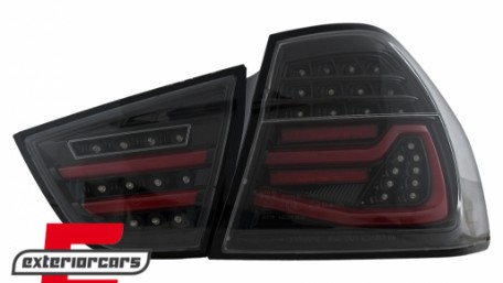 Full LED stražnja svjetla SEQ žmigavci (crna) / BMW serije 3 E90 LCI (2008-2011) limuzina, LDBMN1