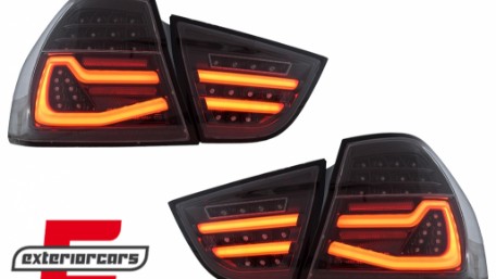Full LED stražnja svjetla SEQ žmigavci (crna) / BMW serije 3 E90 LCI (2008-2011) limuzina, LDBMN1