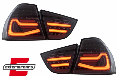 Full LED stražnja svjetla SEQ žmigavci (crna) / BMW serije 3 E90 LCI (2008-2011) limuzina, LDBMN1