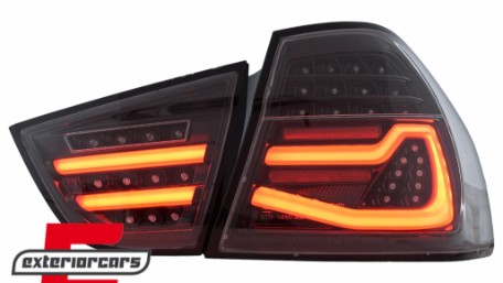 Full LED stražnja svjetla SEQ žmigavci (crna) / BMW serije 3 E90 LCI (2008-2011) limuzina, LDBMN1