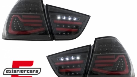 Full LED stražnja svjetla SEQ žmigavci (crna) / BMW serije 3 E90 LCI (2008-2011) limuzina, LDBMN1