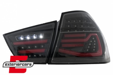Full LED stražnja svjetla SEQ žmigavci (crna) / BMW serije 3 E90 LCI (2008-2011) limuzina, LDBMN1