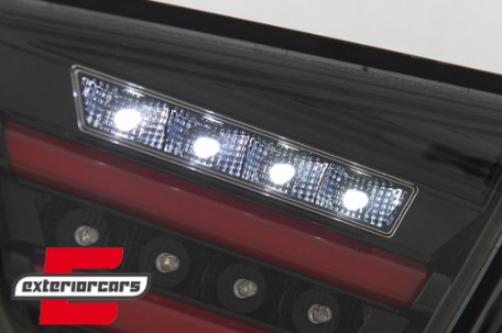 Full LED stražnja svjetla SEQ žmigavci (crna) / BMW serije 3 E90 LCI (2008-2011) limuzina, LDBMN1