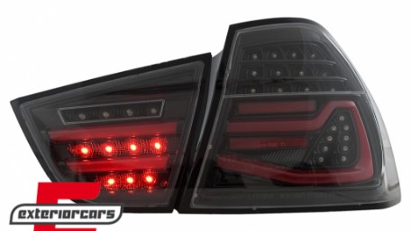 Full LED stražnja svjetla SEQ žmigavci (crna) / BMW serije 3 E90 LCI (2008-2011) limuzina, LDBMN1