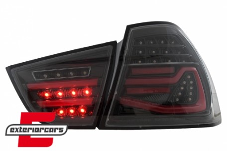 Full LED stražnja svjetla SEQ žmigavci (crna) / BMW serije 3 E90 LCI (2008-2011) limuzina, LDBMN1