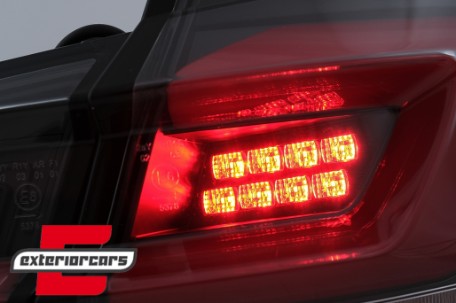 Full LED stražnja svjetla SEQ žmigavci (crna) / BMW serije 5 F10 (2010-2017) limuzina, LDBMJ1