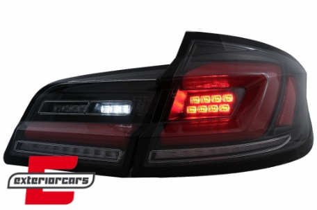 Full LED stražnja svjetla SEQ žmigavci (crna) / BMW serije 5 F10 (2010-2017) limuzina, LDBMJ1