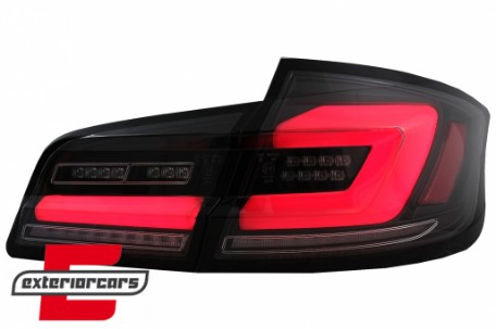 Full LED stražnja svjetla SEQ žmigavci (crna) / BMW serije 5 F10 (2010-2017) limuzina, LDBMJ1