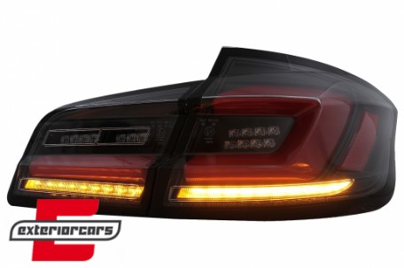 Full LED stražnja svjetla SEQ žmigavci (crna) / BMW serije 5 F10 (2010-2017) limuzina, LDBMJ1